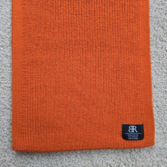 NWOT Banana Republic Orange Merino Scarf - Picture 2 of 7